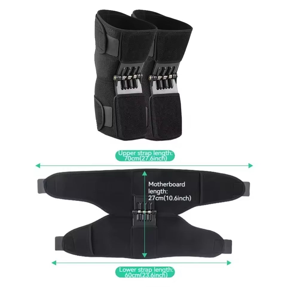 Adjustable Knee Brace with Side Stabilizers & Patella Support for Pain Relief, Sports & Recovery