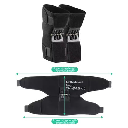 Adjustable Knee Brace with Side Stabilizers & Patella Support for Pain Relief, Sports & Recovery