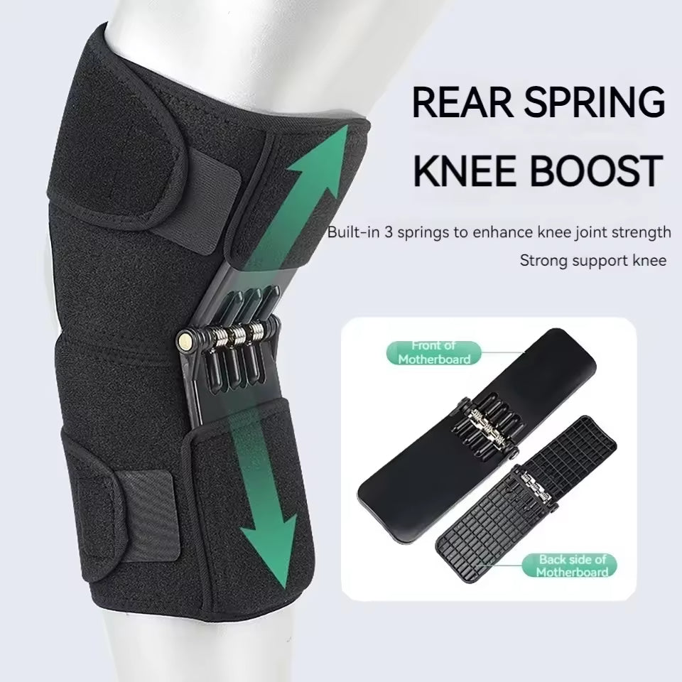 Adjustable Knee Brace with Side Stabilizers & Patella Support for Pain Relief, Sports & Recovery