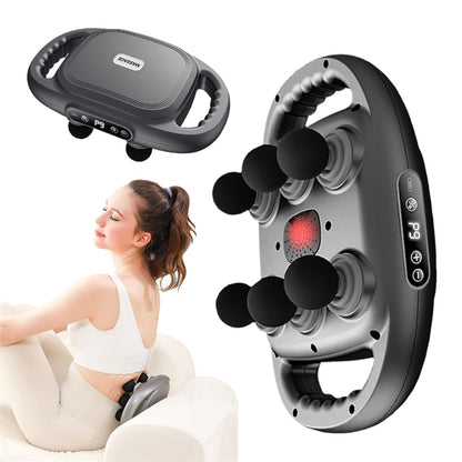 6 Heads Deep Tissue Massage Gun Device | Portable Muscle Massager for Full Body Pain Relief