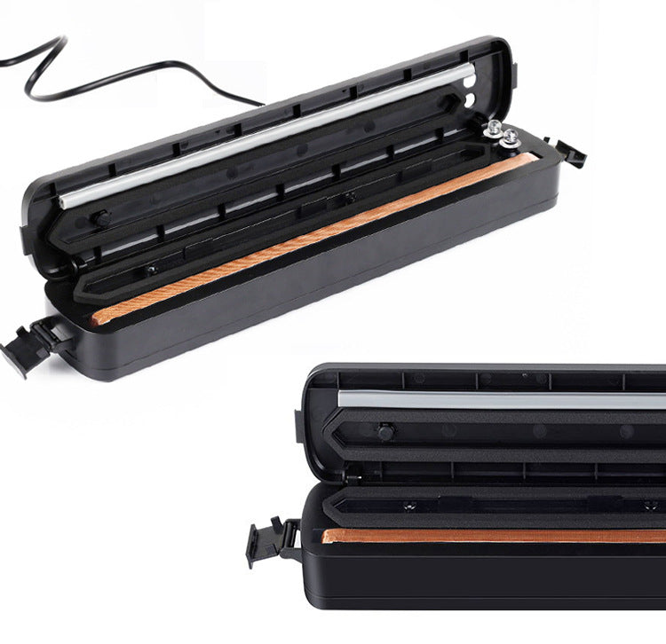 Portable Vacuum Sealer Machine for Food Storage | Air Suction & Heat Sealing Device