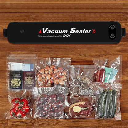 Portable Vacuum Sealer Machine for Food Storage | Air Suction & Heat Sealing Device