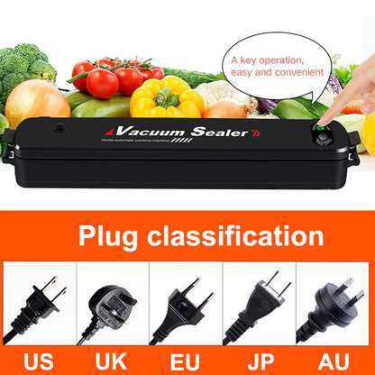 Portable Vacuum Sealer Machine for Food Storage | Air Suction & Heat Sealing Device