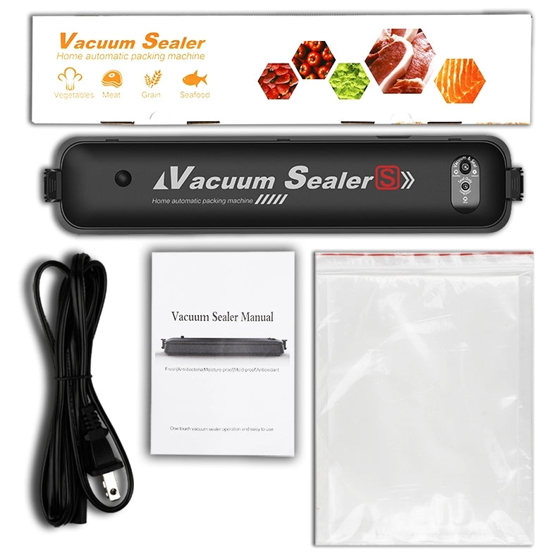 Portable Vacuum Sealer Machine for Food Storage | Air Suction & Heat Sealing Device