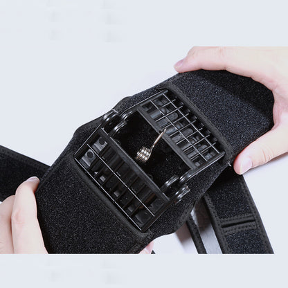 Adjustable Knee Brace with Side Stabilizers & Patella Support for Pain Relief, Sports & Recovery