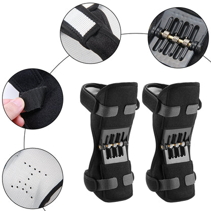 Adjustable Knee Brace with Side Stabilizers & Patella Support for Pain Relief, Sports & Recovery