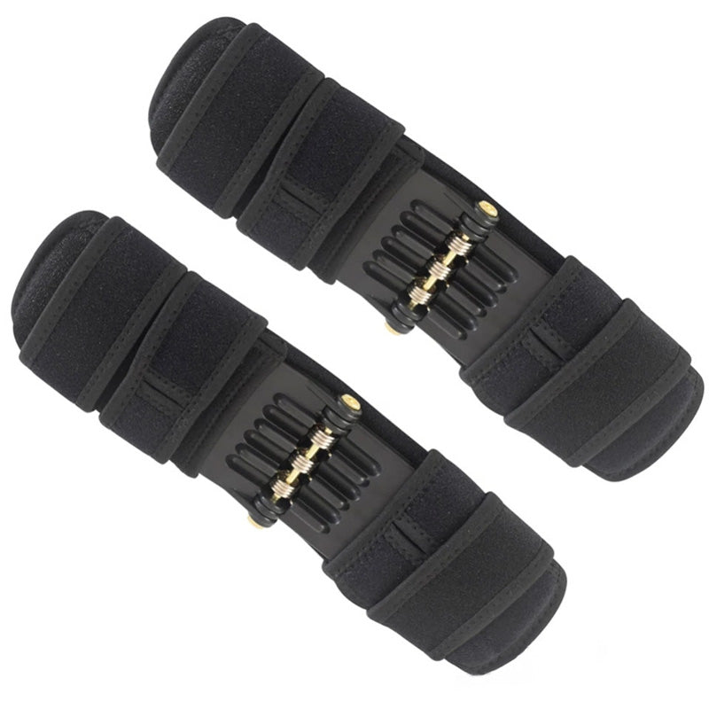 Adjustable Knee Brace with Side Stabilizers & Patella Support for Pain Relief, Sports & Recovery