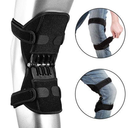Adjustable Knee Brace with Side Stabilizers & Patella Support for Pain Relief, Sports & Recovery