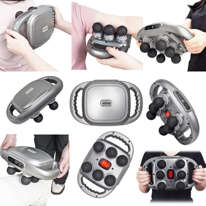 6 Heads Deep Tissue Massage Gun Device | Portable Muscle Massager for Full Body Pain Relief